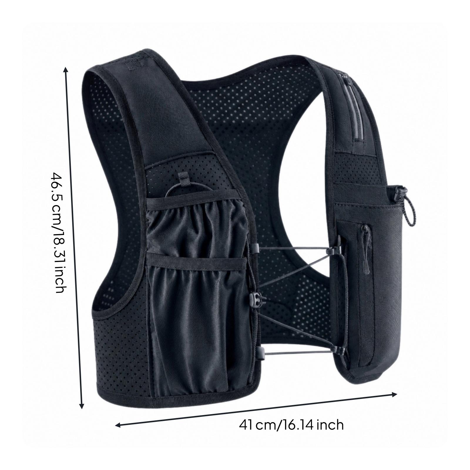 Running Gear Outdoor - Gilet idrico leggero e riflettente per
