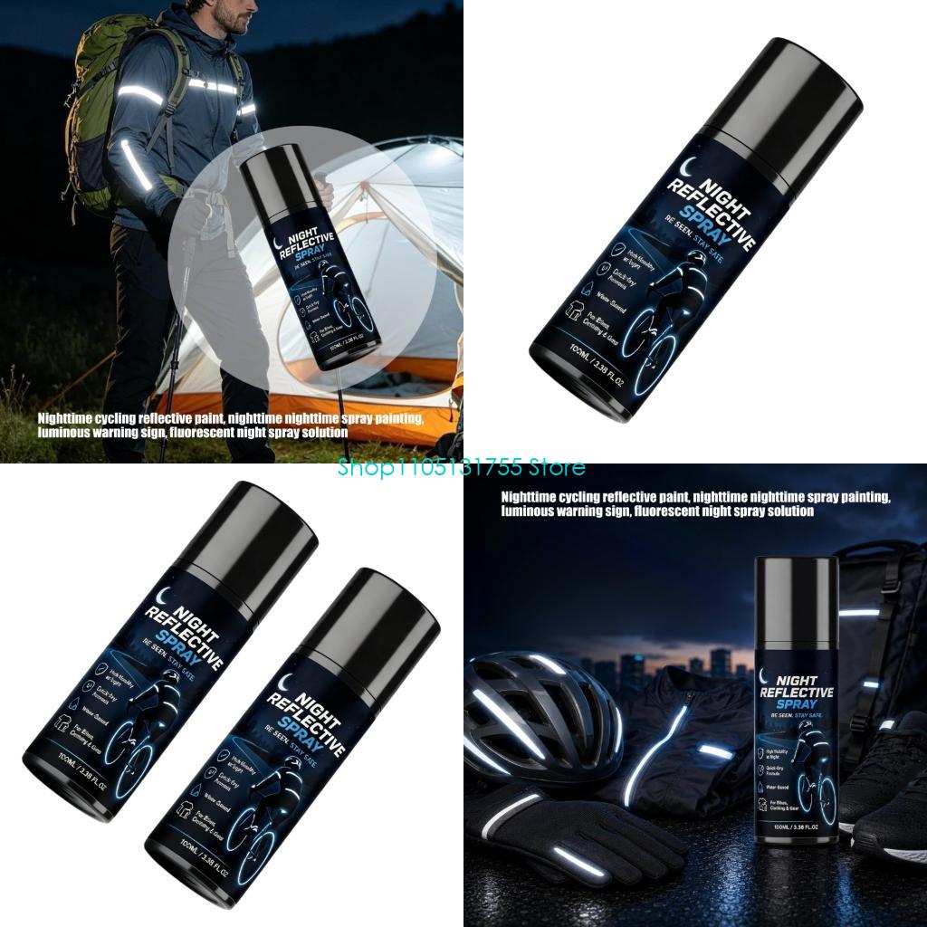 Running Gear Equipment - K0EF Spray Riflettente Trasparente 100ml, Vernice