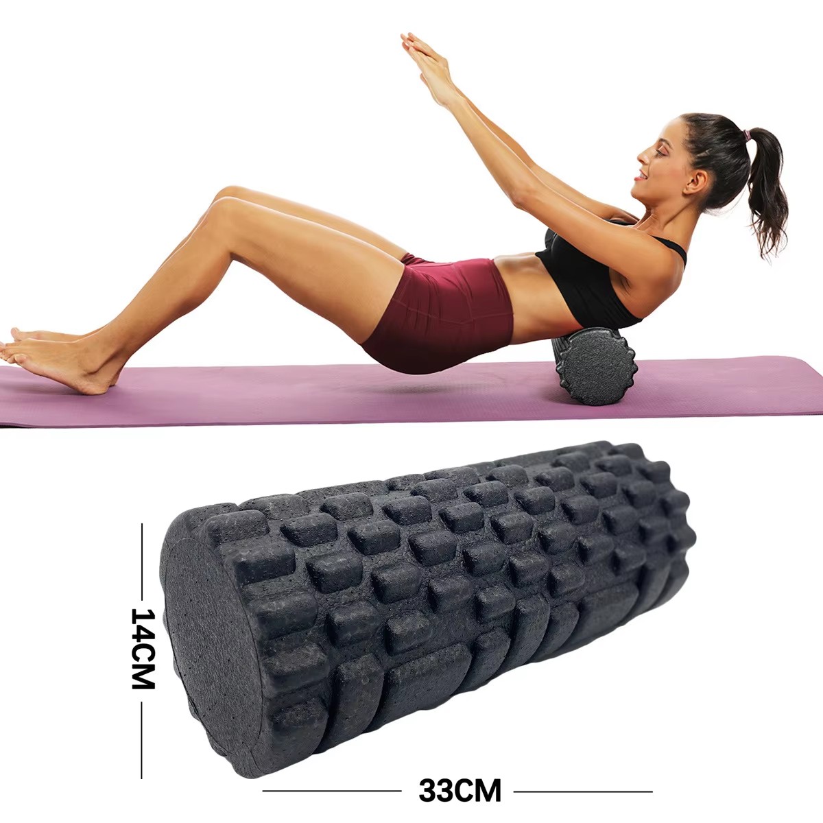 Muscle Roller Stick - 30/33 centimetri Fitness Rullo di Schiuma