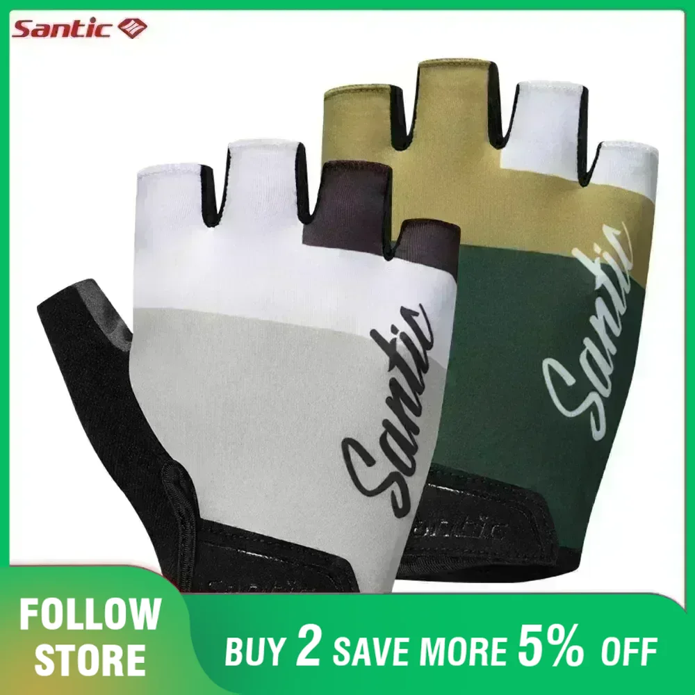Running Gear Outdoor - Santic Guanti da ciclismo mezzi unisex