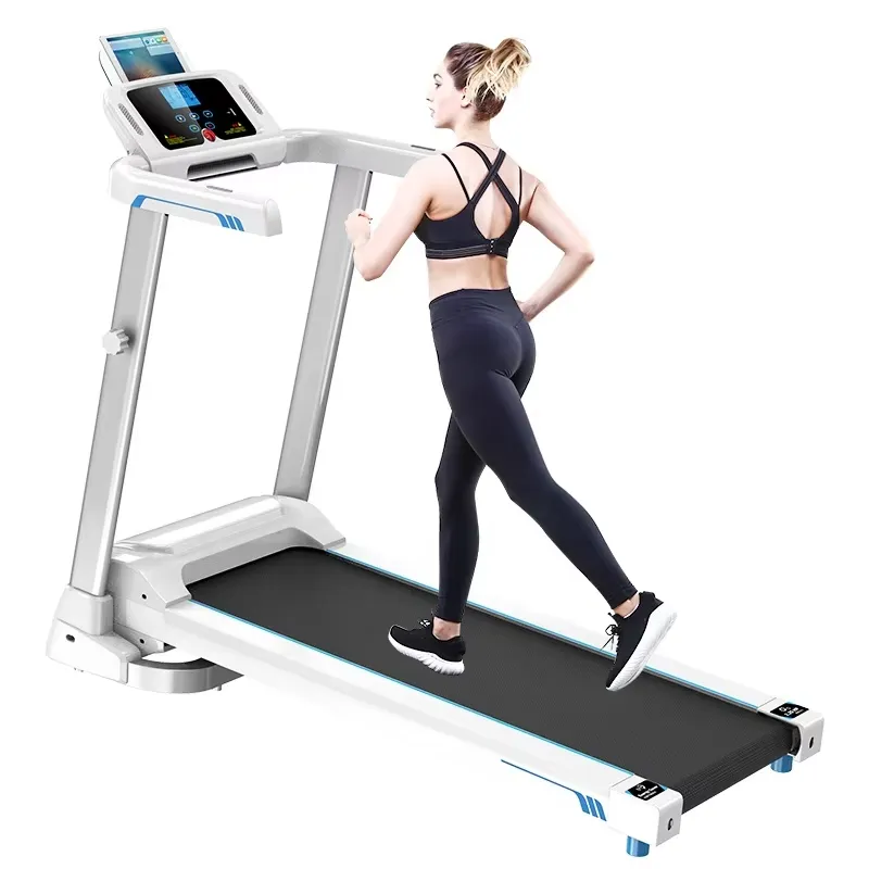 Running Gear Equipment - Treadmill Elettrico Pieghevole per Fitness Domestico,