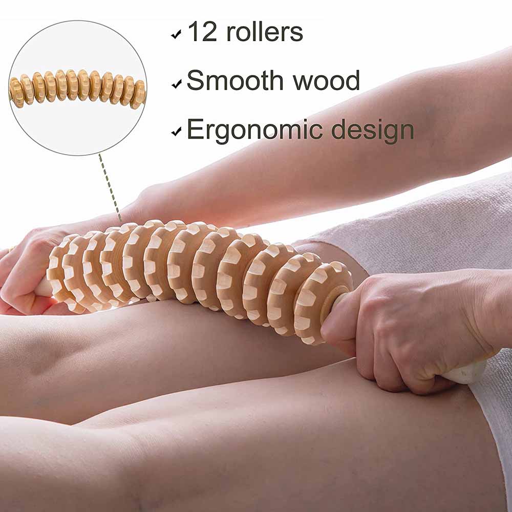 Rullo per massaggio in legno c - Muscle Roller Stick recensione e prezzo