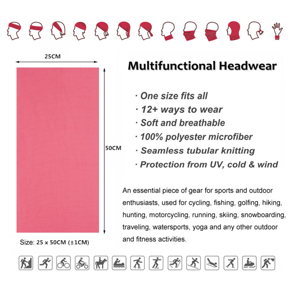 Bandana da esterno rosa senza  - Running Gear Headband recensione e prezzo