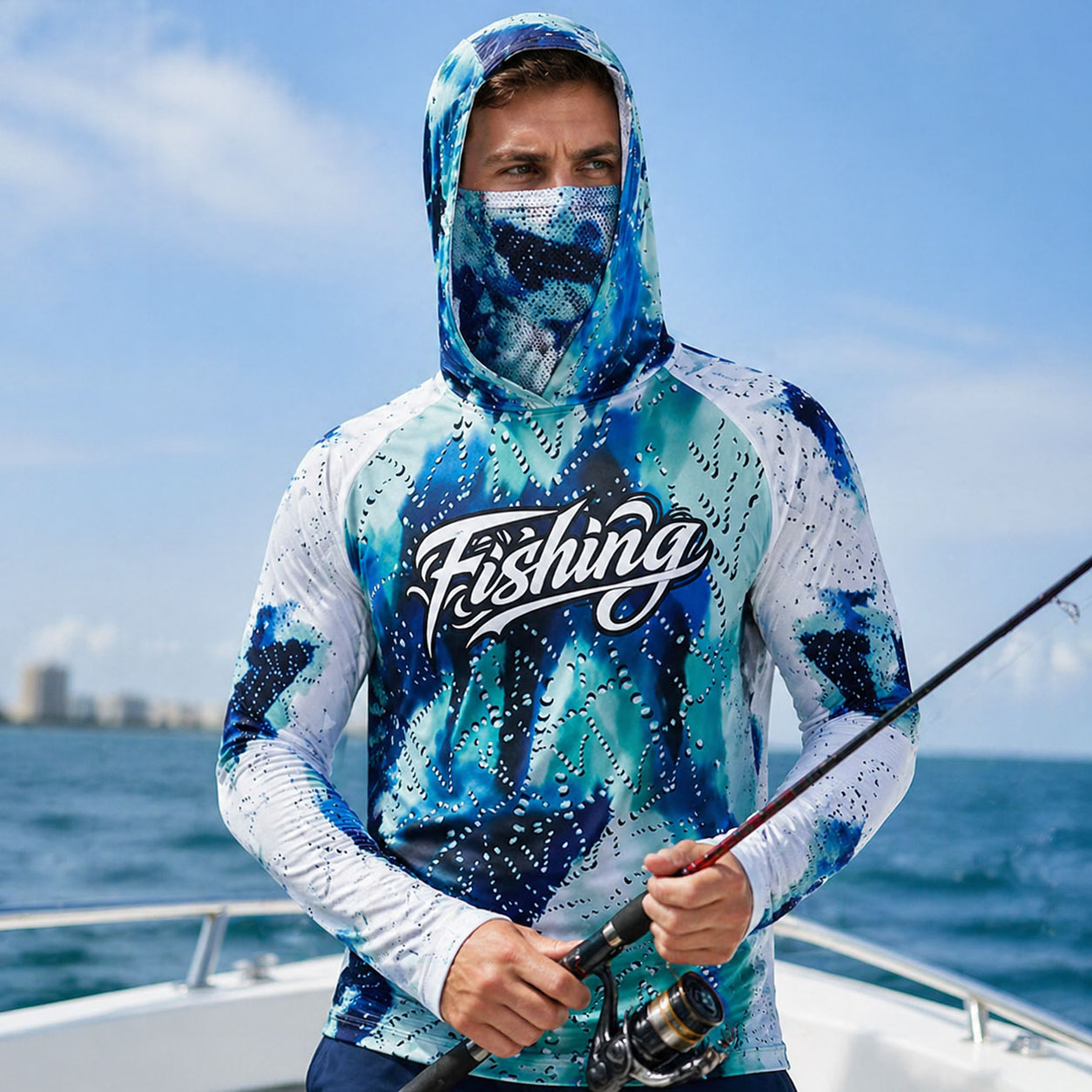T-shirt da pesca con cappuccio - Running Gear Outdoor recensione e prezzo